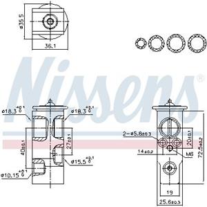 Toyota Expansieventiel, airconditioning ** FIRST FIT **