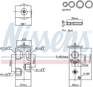 Citroen Expansieventiel, airconditioning ** FIRST FIT **