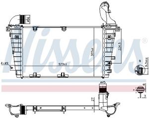 Opel Intercooler, inlaatluchtkoeler