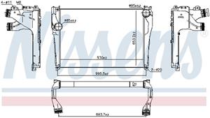 Mercedes-Benz Intercooler, inlaatluchtkoeler