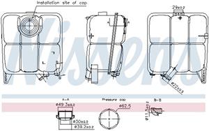 Ford Expansietank, koelvloeistof ** FIRST FIT **