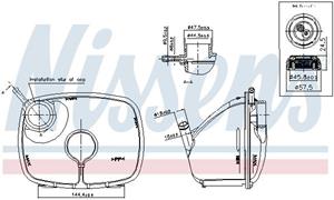 Volkswagen Expansietank, koelvloeistof ** FIRST FIT **