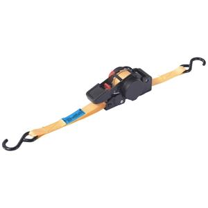 TOOLCRAFT TO-8689776 Zelfoprollende spanband Trekkracht (lc) vastbinden (enkel/direct)=100 daN (l x b) 2 m x 18 mm Klemslot