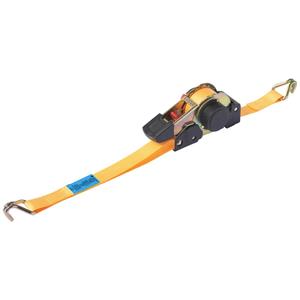 TOOLCRAFT TO-8689779 Zelfoprollende spanband Trekkracht (lc) vastbinden (enkel/direct)=320 daN (l x b) 3.5 m x 25 mm Klemslot