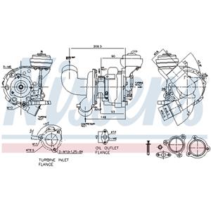 Nissens Uitlaatgasturbo  NIS 93108