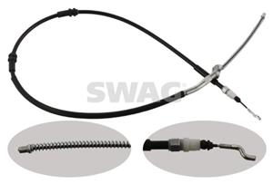 SWAG Handbremsseil VW 30 93 6712 2H0609721C,2H0609721D,2H0609721B Bremsseil,Seilzug Feststellbremse