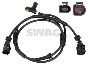 Sensor, Raddrehzahl Hinterachse Swag 33 10 2290