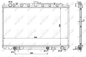 Kühler, Motorkühlung NRF 53693