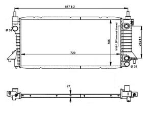 Ford Usa Radiateur EASY FIT