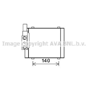 Ava Cooling Oliekoeler, automatische transmissie  AI3325