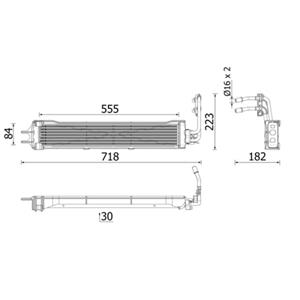 Mahle Oliekoeler, automatische transmissie BEHR  CLC 333 000P