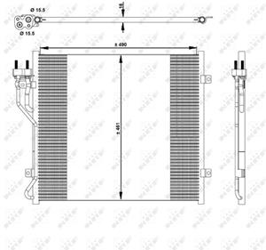 Jeep Condensor, airconditioning