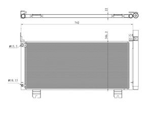 Lexus Condensor, airconditioning EASY FIT