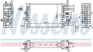 Dacia Lage temperatuurkoeler, intercooler