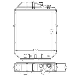 Kühler, Motorkühlung NRF 530001