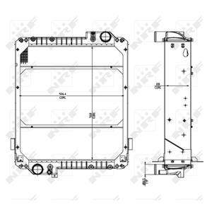 Nrf Motor radiator   54071