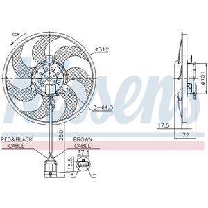 Nissens Dmuchawa  NIS 850072