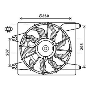 Ava Cooling Dmuchawa  HY7560 AVA