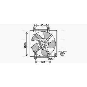 Lüfter, Motorkühlung AVA COOLING SU7517