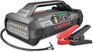 Lokithor JA302 2500A Lithium Jumpstarter met 10bar Compressor