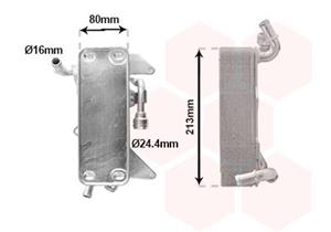 VAN WEZEL Oliekoeler, automatische transmissie  03013725