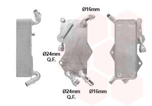 VAN WEZEL Oliekoeler, automatische transmissie  03013727