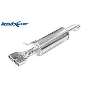 Volkswagen 100% RVS Sportuitlaat passend voor  Polo (AW) 2.0 GTI 200pk 2017- 2x80mm X-Race