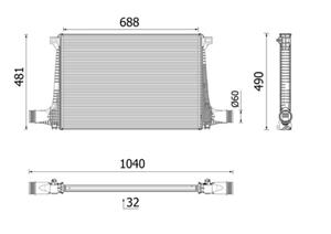 Audi Intercooler, inlaatluchtkoeler