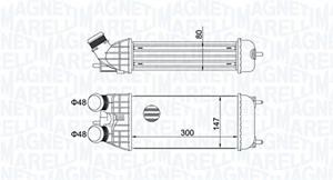 Citroen Intercooler, inlaatluchtkoeler