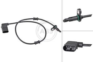 Sensor, Raddrehzahl Hinterachse rechts ABS 31854