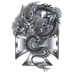 Auto Tattoo Dragon+Iron Cross 1x 13 AV 125017