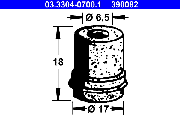 Remvloeistofreservoir 03.3304-0700.1