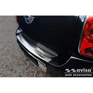 Mini RVS Bumper beschermer passend voor  Countryman R60 2010-2014 'British Flag'