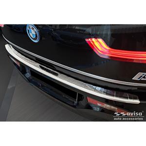 Bmw RVS Bumper beschermer passend voor  i3 (i01) Facelift 2017- 'Ribs'