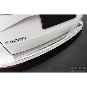 Skoda RVS Bumper beschermer passend voor  Karoq Facelift 2022- 'Ribs'