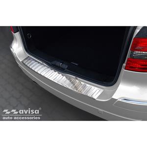 Mercedes-Benz RVS Bumper beschermer passend voor Mercedes B-Klasse W245 2005-2008 'Ribs'