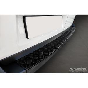 Volkswagen Matzwart Aluminium Bumper beschermer passend voor  Crafter & MAN TGE 2017- 'Riffled Pl