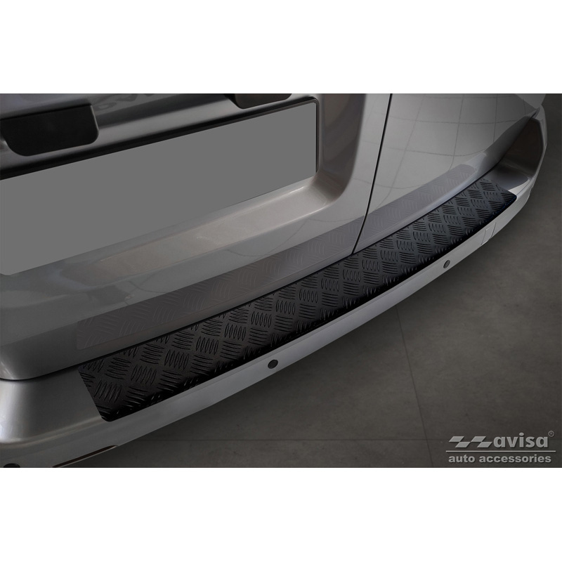 Citroen Matzwart Aluminium Bumper beschermer passend voor CitroÃ«n Space Tourer & Jumpy 2016- / Peugeo