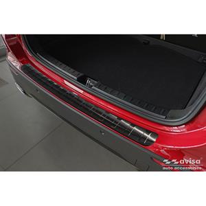 Mercedes-Benz Zwart RVS Bumper beschermer passend voor Mercedes GLA-Klasse II H247 2020- 'Ribs'