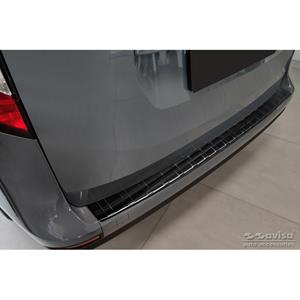 Mercedes-Benz Zwart RVS Bumper beschermer passend voor Mercedes Citan (W420) Box/Tourer 2021- 'Ribs'