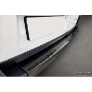 Volkswagen Black RVS Bumper beschermer passend voor  Crafter & MAN TGE 2017- 'Ribs' ('XL'-version