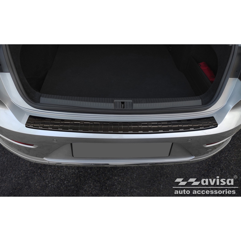Volkswagen Zwart RVS Bumper beschermer passend voor  Arteon Shooting Brake 2020- 'Ribs'