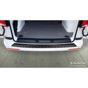 Volkswagen Zwart RVS Bumper beschermer passend voor VW Transporter T5 2003-2015 (alle) & T6 2015- / FL 2019