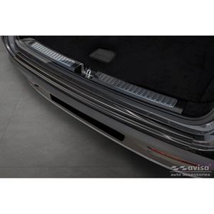 Mercedes-Benz Zwart RVS Bumper beschermer passend voor Mercedes EQC (N293) 2019- 'Ribs'