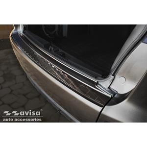 Citroen Zwart RVS Bumper beschermer passend voor Mitsubishi Outlander II / CitroÃ«n C-Crosser / Peugeo