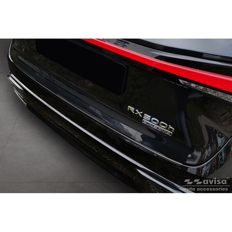 Lexus Zwart RVS Bumper beschermer passend voor  RX V 2022-