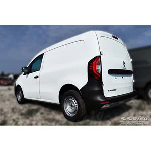 Nissan Zwart RVS Bumper beschermer passend voor Renault Kangoo III Furgon 2021- 'Ribs'