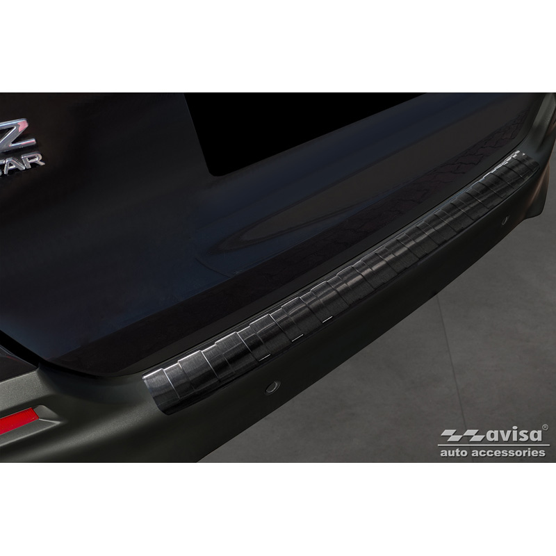 Honda Zwart RVS Bumper beschermer passend voor  Crosstar 2020- 'Ribs'