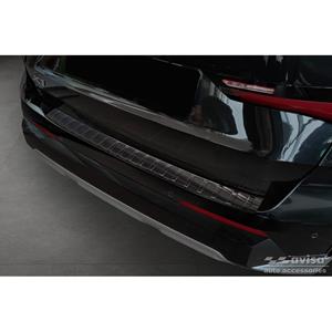 Bmw Zwart RVS Bumper beschermer passend voor  X1 (U11) 2022- 'Ribs'