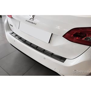 Peugeot Zwart RVS Bumper beschermer passend voor  308 SW II 2013-2017 & Facelift 2017-2021 'STRON
